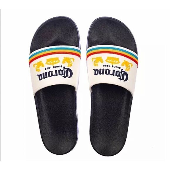 Corona Men's Rubber Strap Slide Sandals-‎ NWT- Men Size Medium= 8/9 - Picture 3 of 6